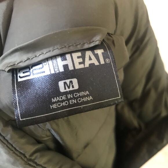 32 Degrees Quilted Full Zip Green Black Jacket Women's Size Medium - Picture 6 of 6